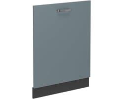 Vaatwasserfrontpaneel - Keukenpaneel - Keuken Integratie - Naadloze Inbouw - 60 cm - Blauw-grijs