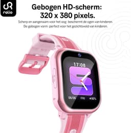 Ralio R5 Plus gps horloge kind 4G met HD Camera - Smartwatch kinderen met simkaart - 1.83 Inch HD Curved Display - 800mAh - GPS Tracker - Videobellen - SOS Noodoproep - Voor Jongens en Meisjes - Roze/Zwart/Blauw — thumbnail 4