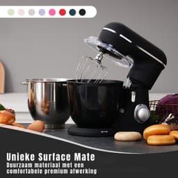 KAD® Deegmachine - Elektrische Deegmixer - Keukenmixer - Zwart - 35cm x 33cm x 22cm — thumbnail 5