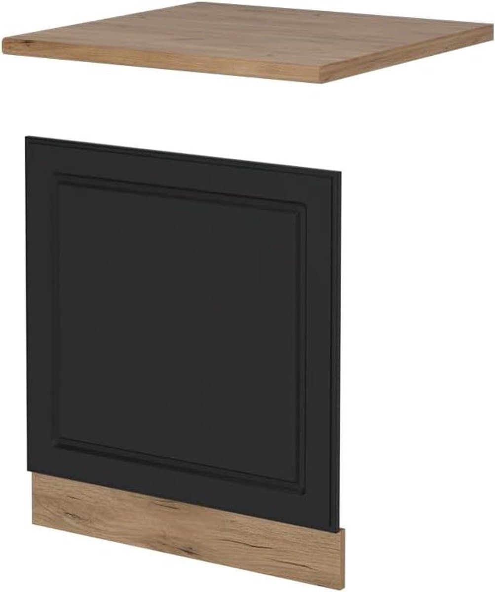 Vaatwasser Frontpaneel - Keukenpaneel Deurfront - Keuken Upgraden - Aanpasbaar Ontwerp - 60 cm breed - Antraciet — afbeelding 1