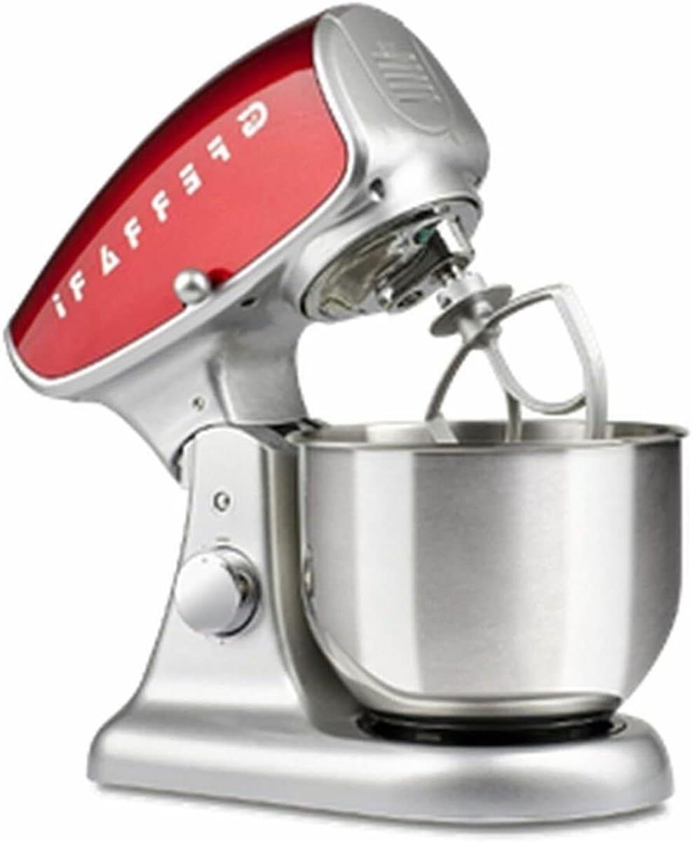 Deeghandmachine - Kneedmachine Deegmixer - Brood Bakken - Directe Krachtoverbrenging - 5.2 Liter - Zilver — afbeelding 1