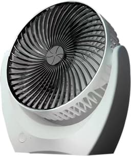 Oplaadbare kleine draagbare ventilator, mini-ventilator op USB, bureauventilator voor reizen, kamperen en kantoor — thumbnail 1