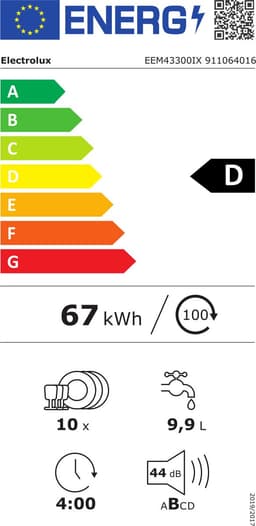 Electrolux EEM43300IX vaatwasser Volledig ingebouwd 10 couverts — thumbnail 2