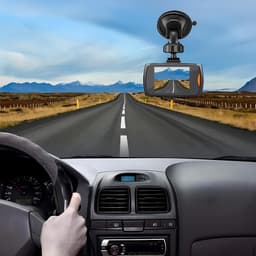 Dashcam voor auto - Zwart - Kunststof - Dashboard en Voorruit Zuignaphouder met 6 Scharnieren - Universeel — thumbnail 5