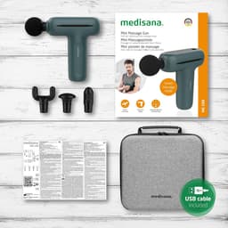Mini Massagepistool - Spierstimulator Draagbaar - Spierherstel Bevorderen - Slimme Modus Automatisch - 370 gram - Zwart — thumbnail 5