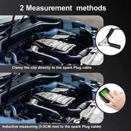 SnelShoppen - Digitale Tachometer voor Kleine Motoren - Inductieve RPM Meter voor Kettingzaag, Grasmaaier, Tractor, Generator met Groene Verlichting — thumbnail 2