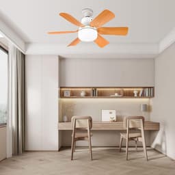 KZQ Plafondventilator - Zwart Mat - Incl 20W Lamp - Licht Apart Schakelbaar - Afstandsbediening - Dimbaar - Traploos Instelbare Lichtkleur - Nachtlampje - Geheugenfunctie - 3 Snelheden - Timer — thumbnail 4