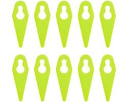 Snijbladen 100 Stuks - Compatibel met Gtech ST01/ST02/ST04/ST05/ST20/GT3.0/GT4.0/GT50 - Duurzaam ABS - 70x25mm - Goed Snijeffect - Eenvoudig te Installeren - Grasmaaierbladen