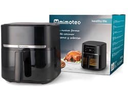 SnelShoppen - Luchtfriteuse Airfryer 5,7L, Digitale Touchscreen, 1700W, 8 Voorgeprogrammeerde Menu's, Instelbare Timer, Gezond Koken zonder Olie, Temp