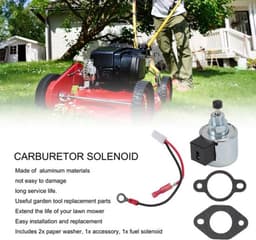 Carburateur Brandstof Solenoid Kit - Carburateur Accessoires - Aluminium - Voor Stx38/Lx255 - 66g - Vervanging - Brandstofsolenoïde — thumbnail 3