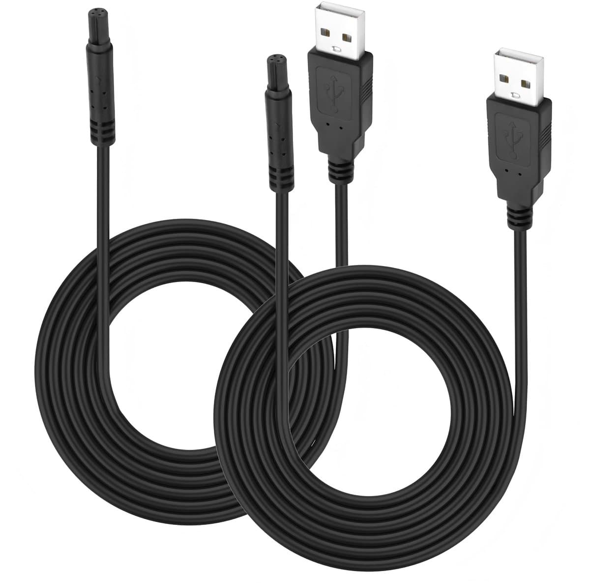 SnelShoppen - USB naar 4 Pin Backup Camera Verlengkabel 1m - USB 2.0 A Plug naar 4 Pin Dashcam Kabel voor Achteruitrijcamera, Reverse Mirror, Auto Rec — afbeelding 1