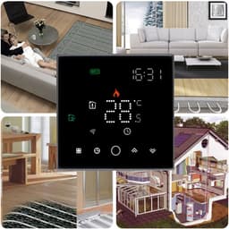 Slimme Thermostaat - Temperatuurregelaar - Verwarming Regelen - App Afstandsbediening - 10g - Wit — thumbnail 5