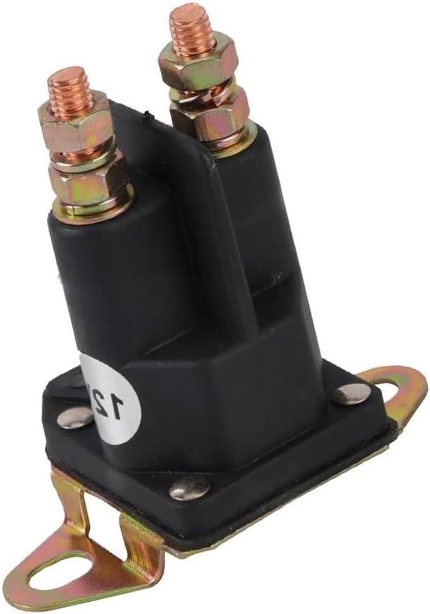 Startrelais Grasmaaier - Startmagneet Starter - Grasmaaier Starten - Robuuste Metalen Behuizing - 7 x 7 x 7 cm - Zwart — afbeelding 1