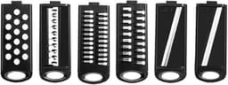 Groentesnijder Keukenmachine - Multifunctioneel Gereedschap - Snel Groenten Snijden - 6 Verwisselbare Messen - 32 x 12 x 10 cm — thumbnail 1