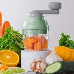 Keukenmachine - Groentesnijder Hakker - Snel Ingrediënten Snijden - Handmatig Bedienbaar - 13 x 10 cm - Niet gespecificeerd — thumbnail 2