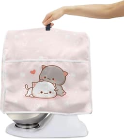 Mixerhoes Keukenmachine - Apparaathoes Stofhoes - Keuken Organisatie - Met Opbergvak - 37 cm Hoog - Kattenprint — thumbnail 5