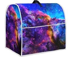 Mixerhoes met Opbergvak - Keukenmachine Cover - Keuken Organiseren - Vlekbestendig Polyester - 38 cm Hoog - Sterrenhemel
