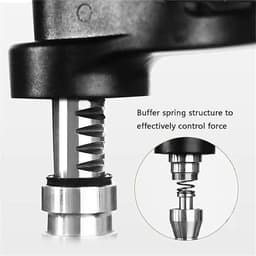 Koffie Stamper - Barista Gereedschap - Espresso Bereiding - Gelijkmatige Poederpersing - 58 mm - Zilver — thumbnail 3
