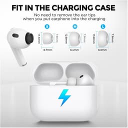 2 Pack Siliconen Small (S) Dopjes Oordopjes Vervanging Tips Geschikt voor AirPods Pro (3e Generatie) — thumbnail 2