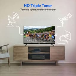 MEDION 80 cm (32 Zoll) HD Fernseher (Triple Tuner Receiver DVB-T2 DVB-C DVB-S2, 2 x HDMI, USB, Mediaplayer, VESA, CI+, MD 832002) — thumbnail 5