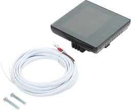 Slimme Thermostaat - Vloerverwarming Bediening - Comfort Maximaliseren - App Bediening - 15 x 5 cm - Zwart — thumbnail 1