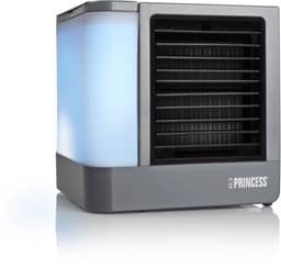 Princess 355500 Premium Mini Luchtkoeler 14,2x14,2x14,8cm – Draagbare airco voor Bureau, Slaapkamer – Aircooler USB-C, 7 Kleuren LED Verlichting, Uitneembaar Waterverdampingsfilter, Persoonlijke Verkoeler, Compact voor Thuis, Kantoor en Reizen — thumbnail 2