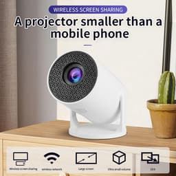 Mini projector 1080P - Draagbaar met WiFi en Bluetooth - 270° verstelbaar - Geschikt voor telefoon en laptop - Thijox — thumbnail 5