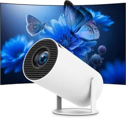 Mini Beamer 4K Ondersteuning - Full HD 1080P Projector met WiFi 6 en Bluetooth 5.0 - Draagbare Home Cinema Beamer met Automatische Keystone Correctie - 180° Draaibaar voor Films, Gaming en Presentaties — thumbnail 1
