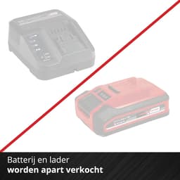 Accu Grasmaaier - Draadloze Grasmaaier - Gazon Onderhouden - Randmaaien Functie - 32 cm Maaibreedte - rood — thumbnail 2