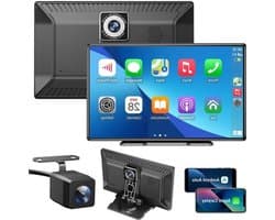Navigatiesysteem Auto - Dashcam voor auto - GPS Navigatie - Draadloze - 2.5K DVR - Bluetooth Audio - ADAS Systeem - 9" - Achteruitrijcamera - Spraakbesturing - 64TF