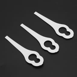 Dailygoods- Maaimessen 50 Stuks - Kunststof - Grasmaaier Mes - Geschikt voor ALM 28/30 - Duurzaam - Efficiënt Maai-effect - Grasmaaierbladen — thumbnail 5