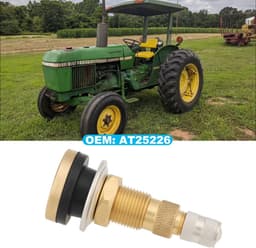 Dailygoods- Ventiel Precisieklepvervanging - 2 Stuks - Lekbestendige Afdichting - Compatibel met John Deere - Eenvoudige Installatie - Betrouwbare Bandenspanning - Bandventiel — thumbnail 2