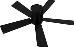 Plafondventilator met lamp - Diameter 106.6 cm - 6 snelheden & 3 kleuren - omkeerbare motor en stil - modern - Zwart — thumbnail 5
