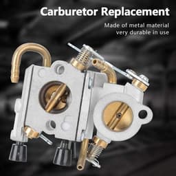 Carburateur Vervangend Accessoire - Hoogwaardig Metaal - Geschikt voor TS410/TS420 - Eenvoudig te Vervangen - Duurzaam - Lange Levensduur - Motorcarburateur — thumbnail 3
