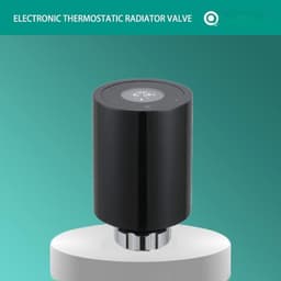 Thermostatische Radiatorklep - Slimme Klep Temperatuurregeling - Energie Besparen - Zigbee Connectiviteit - Standaard Montage - Zwart — thumbnail 4