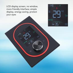 Slimme Thermostaat - Programmeerbaar Verwarmen - Energie Besparen - App Afstandsbediening - AC 95-240V - Zwart — thumbnail 3