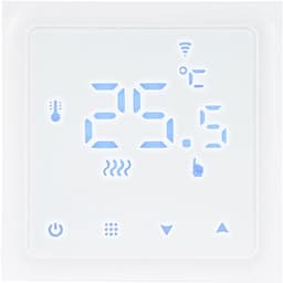 Slimme Thermostaat - Temperatuurregelaar - Comfortabel Wonen - Wekelijks Programmeerbaar - 86x86x40 mm - Wit — thumbnail 1