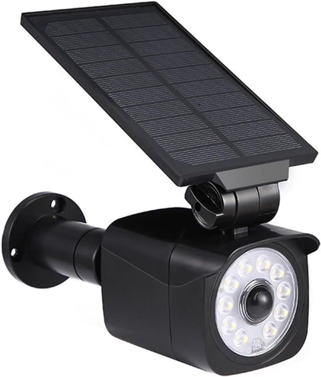 Solar bewegingssensor reflectorspot voor buiten met lichtsensor, geschikt voor terras, tuin, oprit en zwembad, energiezuinig en weerbestendig ontwerp — afbeelding 1
