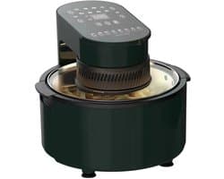 Visuele Airfryer - Oven Pan - Gezond Koken - Annulair Zichtvenster - 5 Liter - Groen