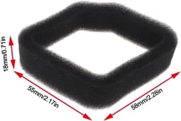 SnelShoppen - 4 Stuks Spons Luchtfilter Vervanging voor Ryobi Grasmaaier en Blazer, Geschikt voor RY251PH, RY254BC, RY30020, RY52002, Hoogwaardige Sch — thumbnail 3
