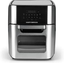 Hetelucht friteuse - Multicooker Oven - Vetarm Koken - XXL Capaciteit - 12 Liter - Zilver — thumbnail 1