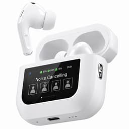 Phreeze TWS9 Pro ANC - Draadloze Oordopjes - Noise Cancelling Oortjes - Bluetooth Oordopjes - In Ear Oortjes - Muziek, Bellen & Sporten - Oplaadcase met Scherm — thumbnail 1