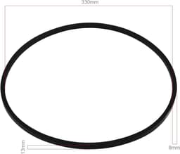 SnelShoppen - Grasmaaier Aandrijfriem 1pc 135061428/0 1350614280 Geschikt voor Mountfield 727H 727M 827H 13mm en Stiga 1066H - Duurzaam en Universeel — thumbnail 3
