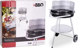 Houtskool Barbecue op Wieltjes met Aanpasbaar Rooster — thumbnail 5