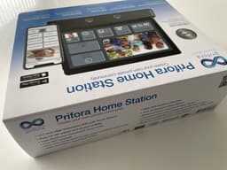 PRIFORA Zorg-Tablet met Gratis Prifora App. Verbind hele familie met Beeldbellen. Ideaal voor Mantelzorgers en Zorgverleners. Eenvoudig bedienen, ook op afstand met App. Basis Station Speakers voor goed geluid, draadloos opladen, Automatisch Diashow — thumbnail 4