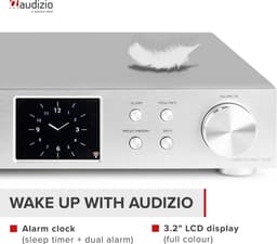 DAB tuner - Audizio Adria - DAB radio met Bluetooth, internetradio en Spotify Connect - Zilver — thumbnail 5