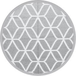 vidaXL - Buitenkleed - ARAKIL - Ø120 - cm - polypropeen - grijs — thumbnail 1