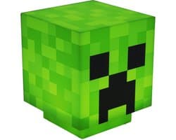 Minecraft Creeper Bureau‑lamp met Officiële Creeper‑geluiden, Handheld Nachtlampje voor Kinderkamer of Gamerdecoratie Officieel Gelicentieerde Minecraft Cadeaus – Paladone