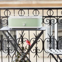 Barbecook E-Carlo elektrische tafel BBQ Paris Green 42,5x33x16,5cm — thumbnail 4