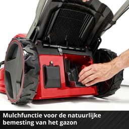 Einhell Professional Accu Grasmaaier GP-CM 36/52 S BL Li Kit - Power X-Change - 36 V/Li-ion - Maaibreedte: 52 cm - Aanbevolen gazonoppervlakte: tot 1200 m² - 65 L opvangzak - Maaihoogte: 25-80 mm - Incl. 4x 5.2 Ah Accu en 2x DUO-lader — thumbnail 5